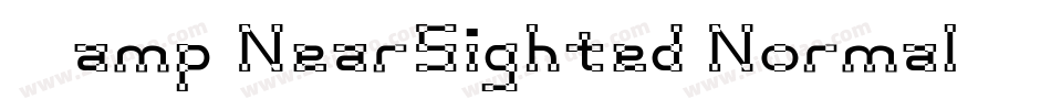 &_NearSighted Normal字体转换
